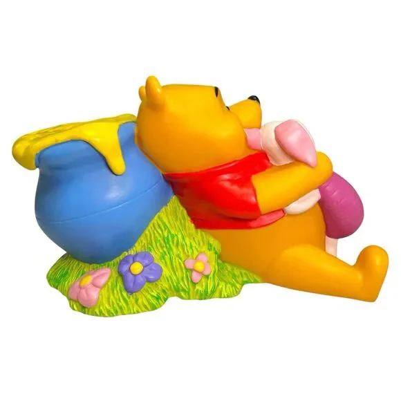 Vintage Winnie The Pooh & Tigger The Tiger PVC Set Of 2 Peggy Banks Room Décor - Picture 3 of 16